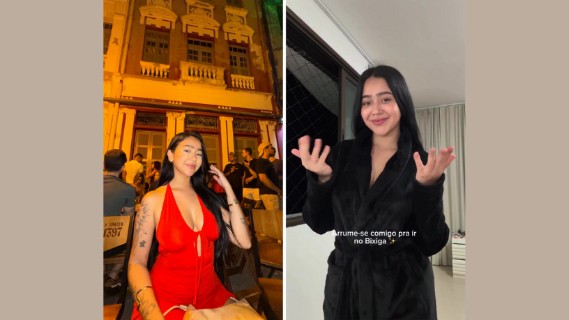 O vestido vermelho de Beca Barreto roubou a cena durante a noite no Bixiga 35, em Recife, em cobertura especial da Non Stop.